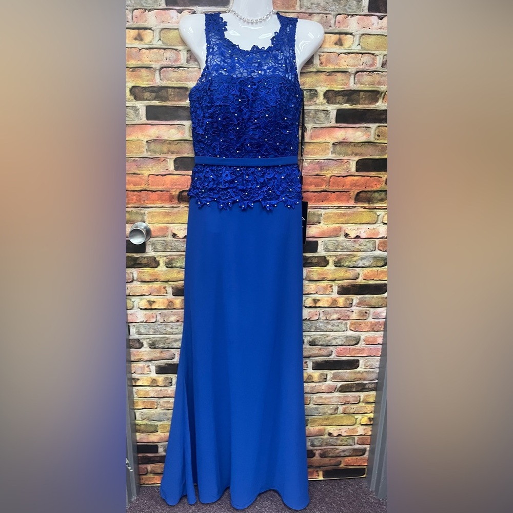 Milano Formals Royal Blue Maxi Dress